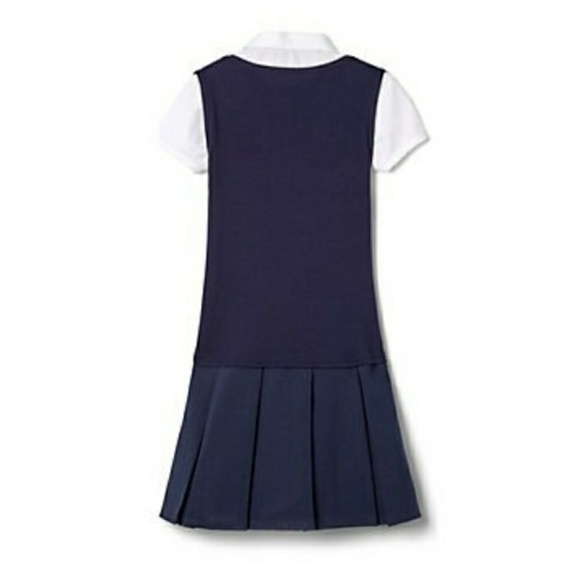 French Toast 2 in 1 Pleated Dress - Picture 2 of 2